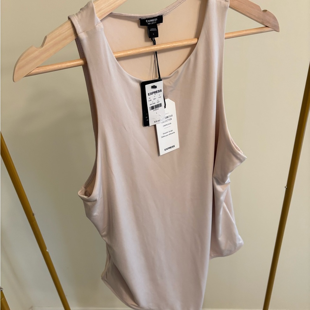 Express Women's Beige Bodysuit
